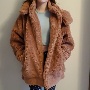 Alo Yoga Brown Sherpa Jacket